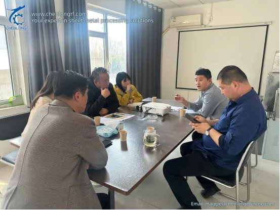 Korean Client Visits Our Company to Finalize Joint Metal Product Development Plan